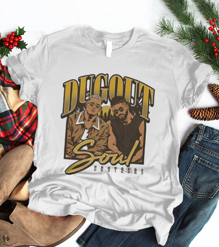Dugout Soul Brothers Fernando Tatis Jr Manny Machado San Diego Padres T-Shirt