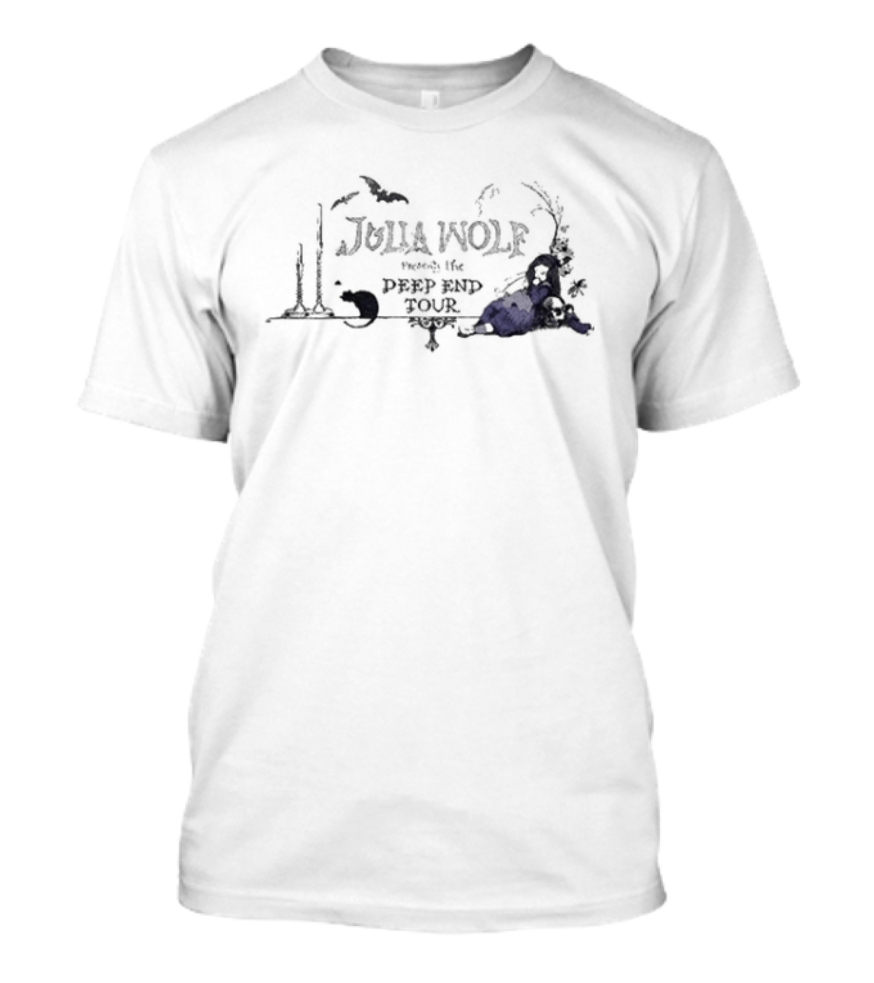 Julia Wolf Deep End Tour 2026 Dolphins And Seahorses T-Shirt