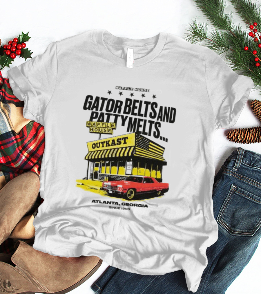 Gator Belts And Patty Melts Outkast Waffle House Atlanta Georgia 1995 T-Shirt