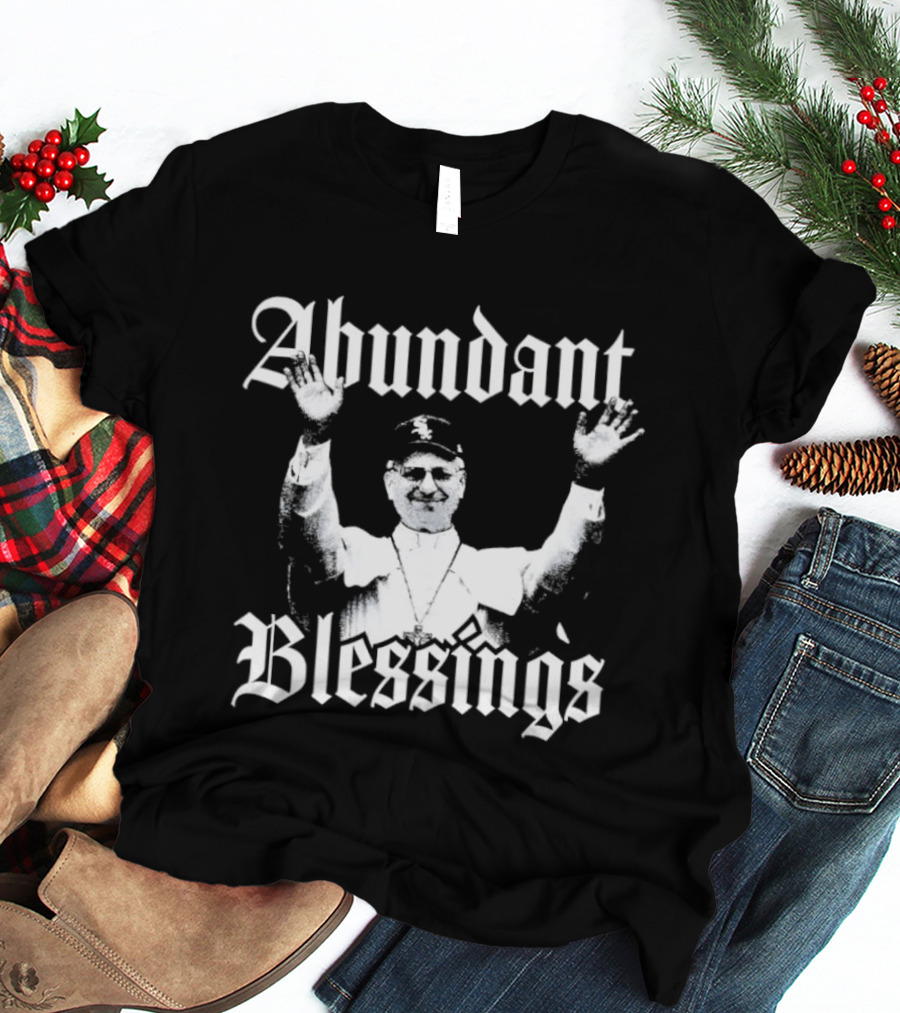 Abundant Blessings Chicago White Sox Pope Bootleg T-Shirt