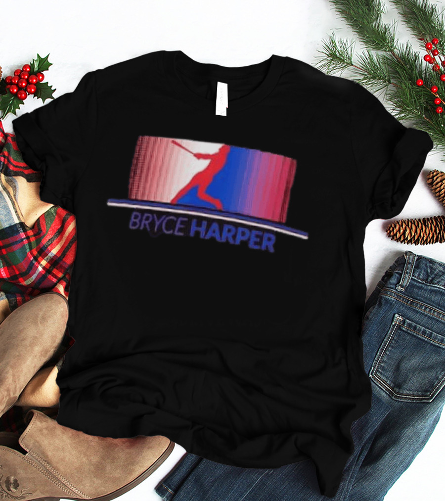 Bryce Harper Philadelphia Phillies Solo Stripe MLB Batter T-Shirt