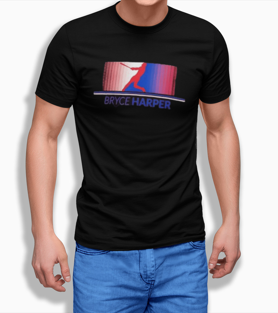 Bryce Harper Philadelphia Phillies Solo Stripe MLB Batter T-Shirt