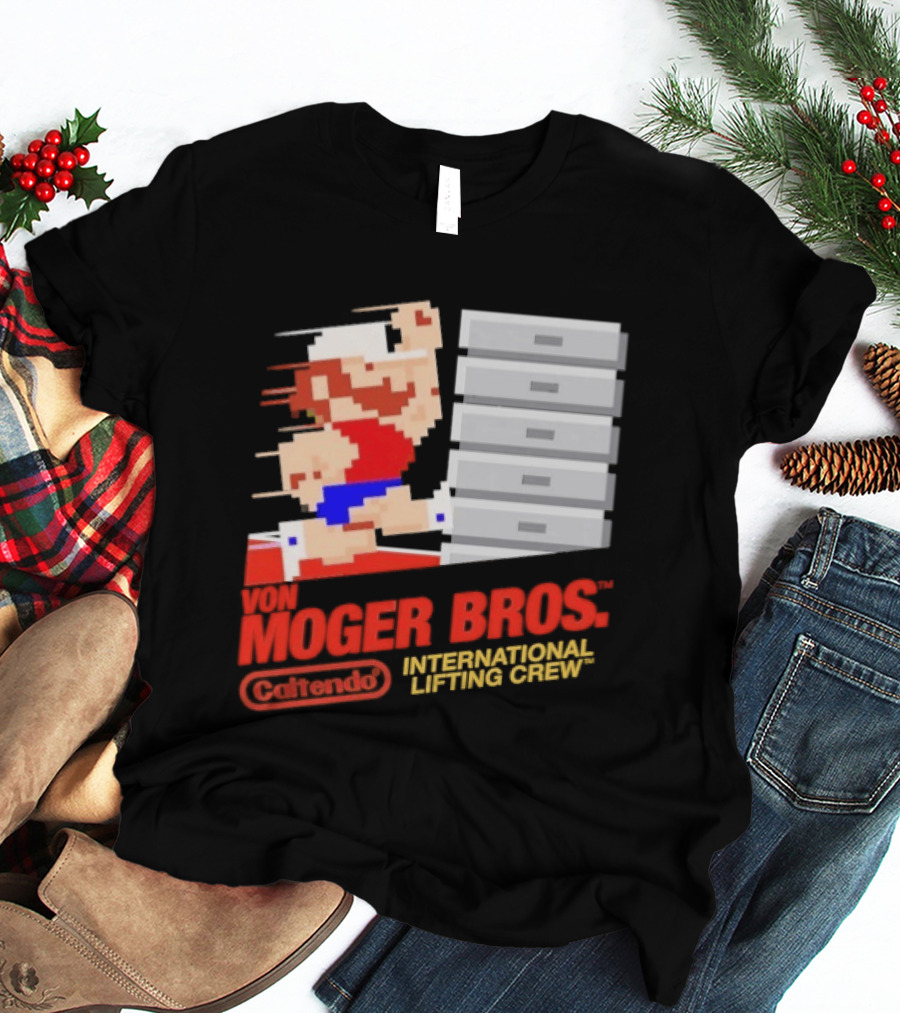 Calum Von Moger Bros Caltendo International Lifting Crew T-Shirt
