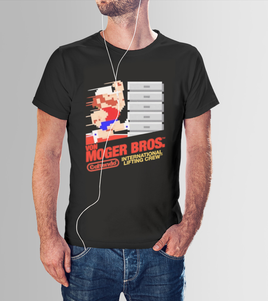 Calum Von Moger Bros Caltendo International Lifting Crew T-Shirt