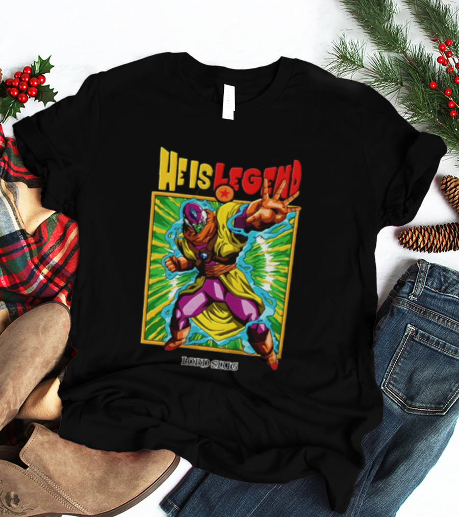 He Is Legend Lord Slug Anime Character Power Pose T-Shirt
