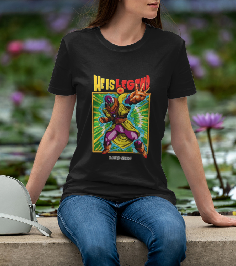 He Is Legend Lord Slug Anime Character Power Pose T-Shirt