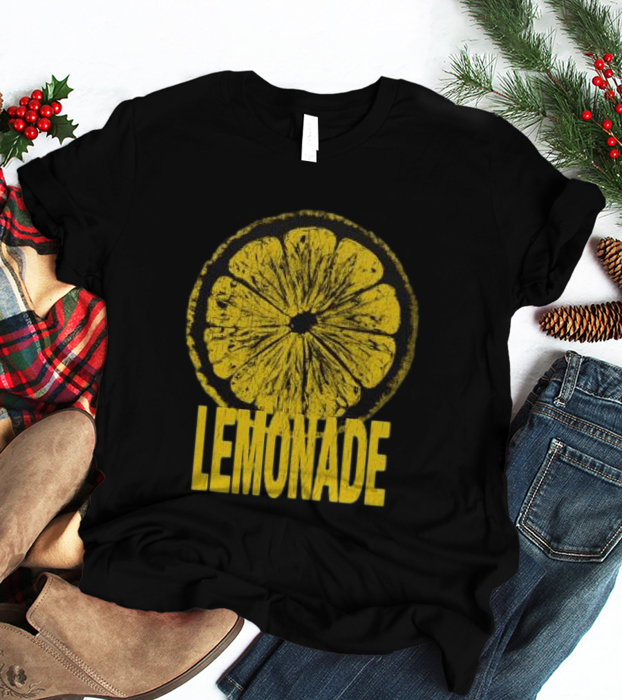 Louis Tomlinson Store Lemonade Black Vintage Citrus Slice Retro Music Fan Merchandise T-Shirt