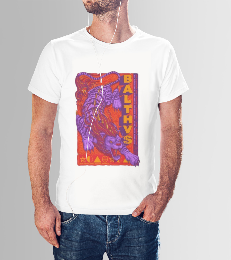 Balthvs San Diego October 22 2026 Featuring Richard Houghten Vibrant Lion T-Shirt
