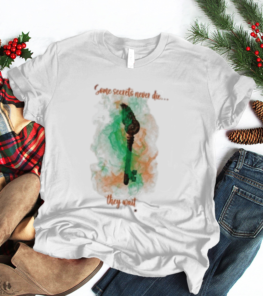 Detroit Red Wings The Witch Freida McFadden Some Secrets Never Die They Wait Mystical Key T-Shirt