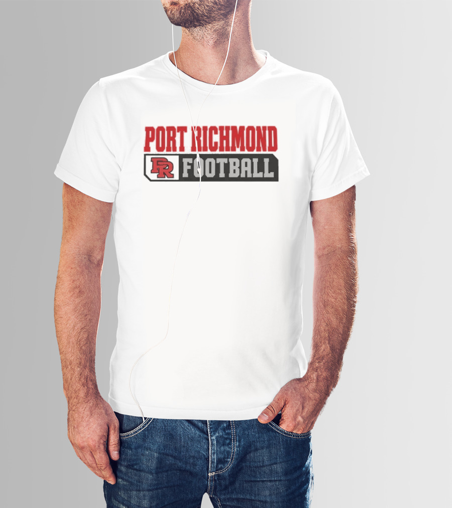 Jeff Stoutland Port Richmond DR Football T-Shirt