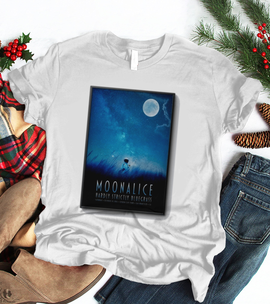 Original Moonalice Hardly Strictly Bluegrass October 3 2026 Golden Gate Park San Francisco CA T-Shirt