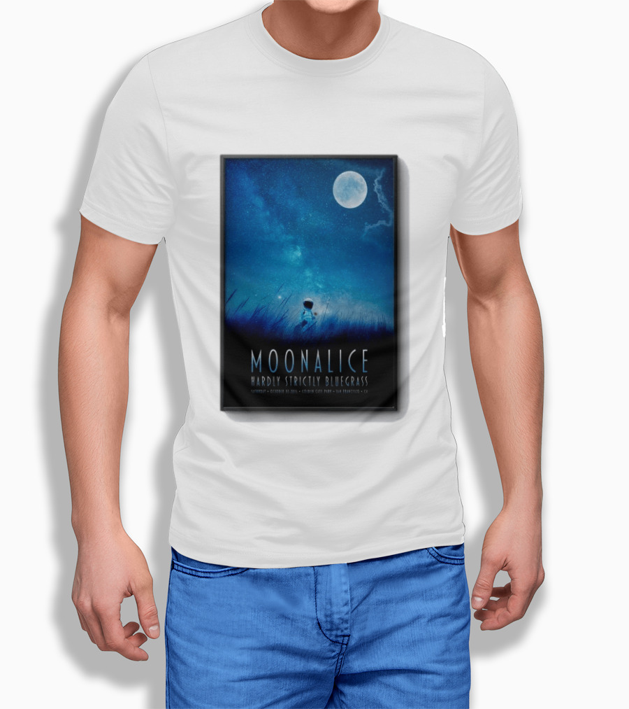 Original Moonalice Hardly Strictly Bluegrass October 3 2026 Golden Gate Park San Francisco CA T-Shirt