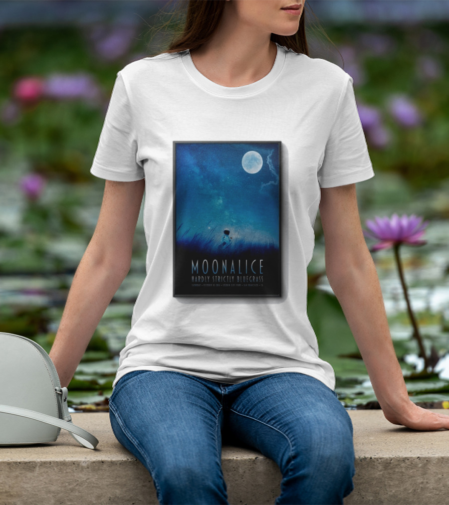 Original Moonalice Hardly Strictly Bluegrass October 3 2026 Golden Gate Park San Francisco CA T-Shirt