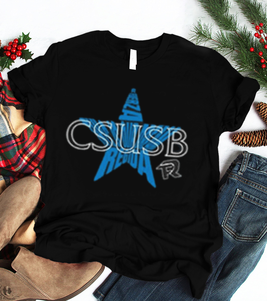 CSUSB X Fuerza Regida Star Burst Collaboration T-Shirt