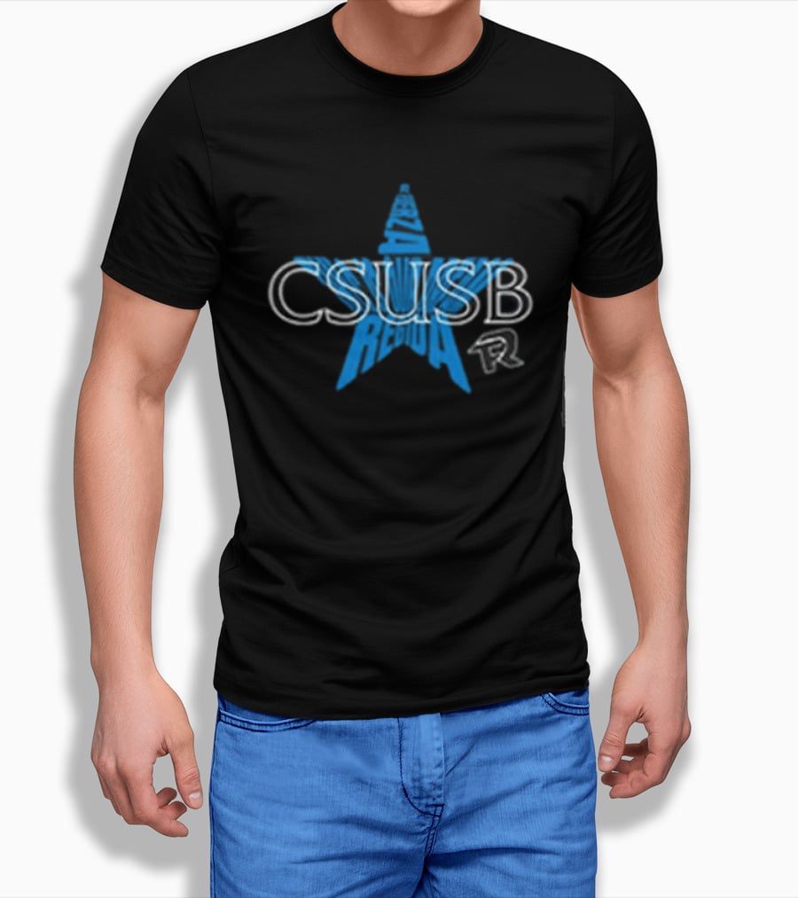 CSUSB X Fuerza Regida Star Burst Collaboration T-Shirt