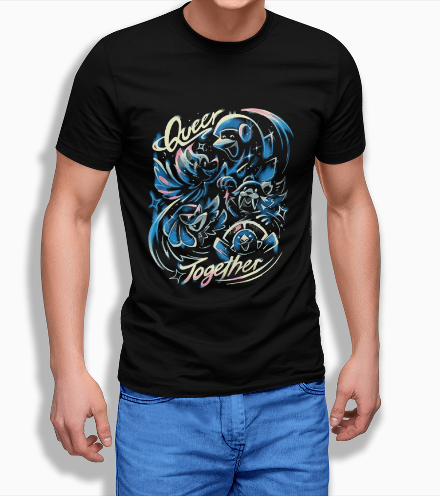 Games Done Quick Queer Together Celestial Fantasy T-Shirt