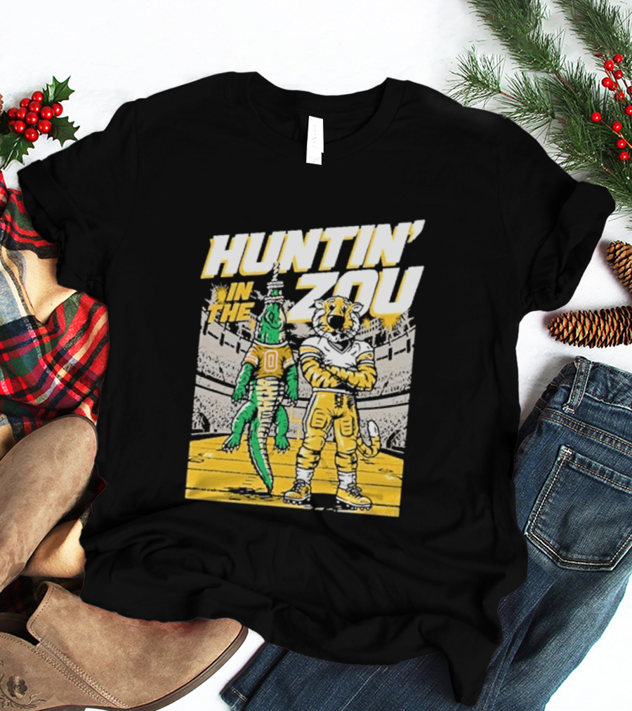 Huntin' In The Zou Mizzou Tigers Vs Florida Gators Stadium Showdown T-Shirt