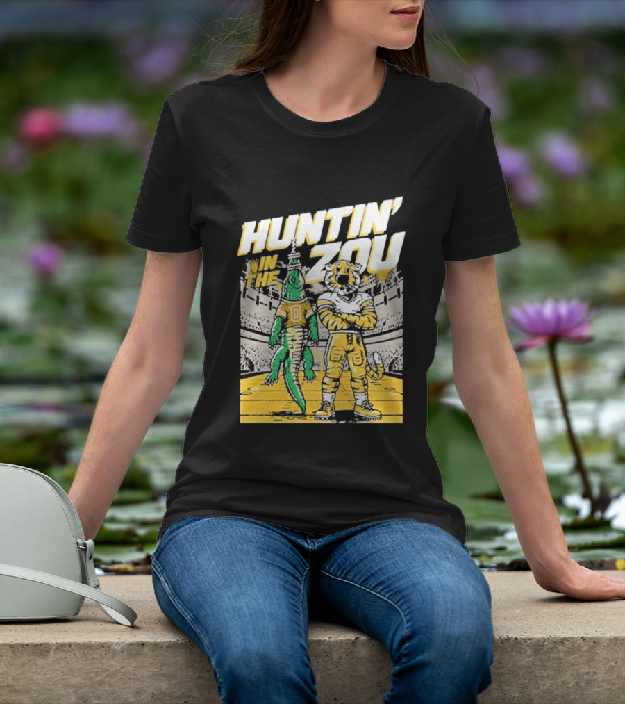 Huntin' In The Zou Mizzou Tigers Vs Florida Gators Stadium Showdown T-Shirt