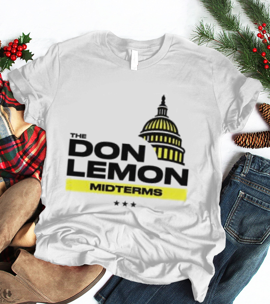 Don Lemon Midterms Capitol Illustration With Stars T-Shirt