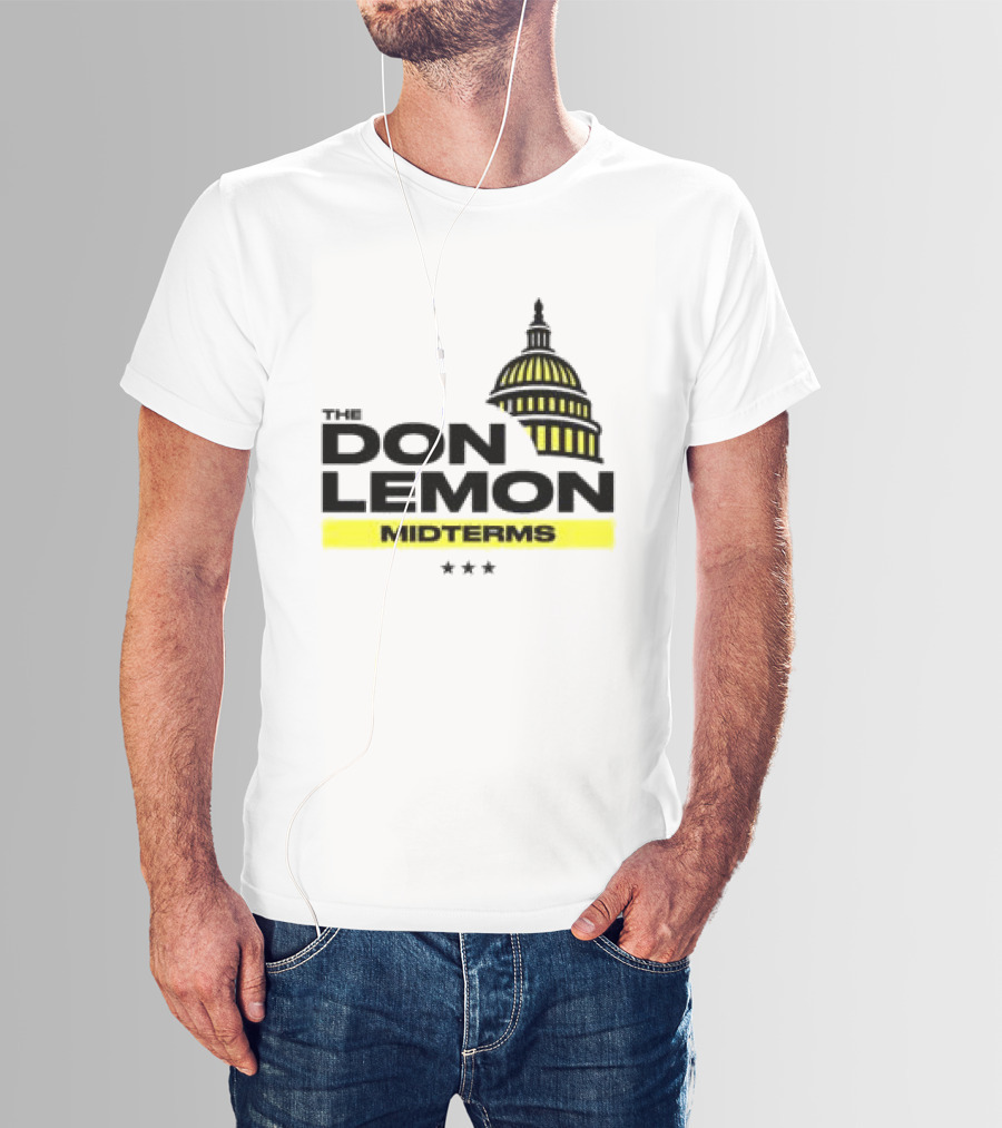Don Lemon Midterms Capitol Illustration With Stars T-Shirt