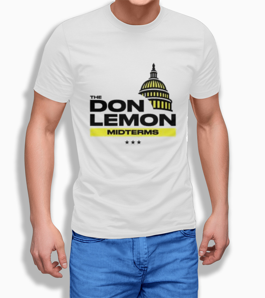Don Lemon Midterms Capitol Illustration With Stars T-Shirt