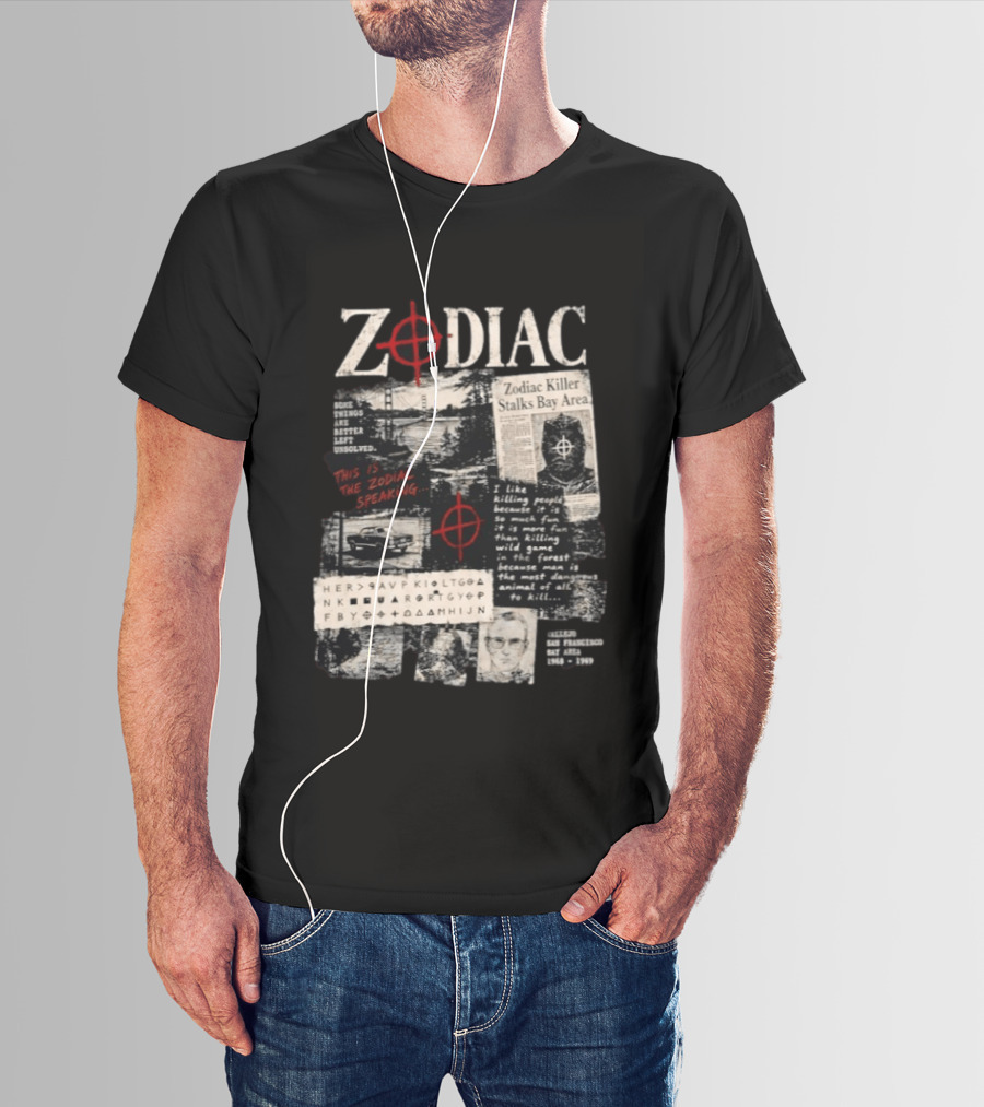 Zodiac Killer This Is The Zodiac Speaking Cipher San Francisco Bay Area T-Shirt