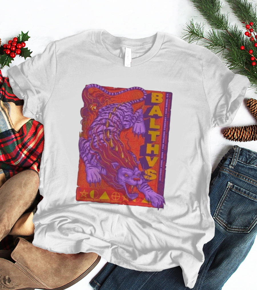 Original Balthvs San Diego Oct 2026 Featuring Richard Houghten Vibrant Lion T-Shirt