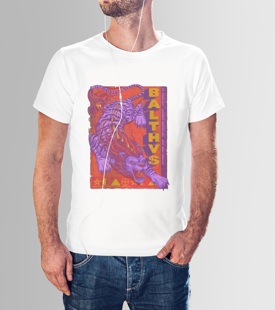 Original Balthvs San Diego Oct 2026 Featuring Richard Houghten Vibrant Lion T-Shirt