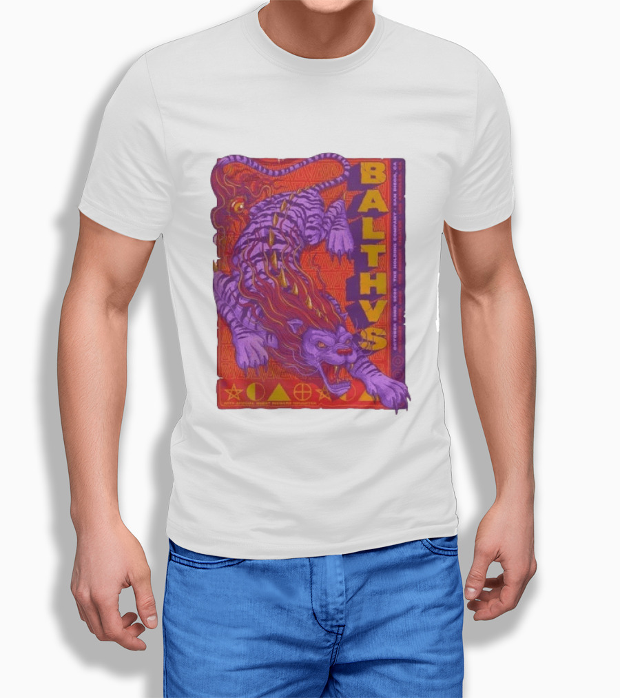 Original Balthvs San Diego Oct 2026 Featuring Richard Houghten Vibrant Lion T-Shirt