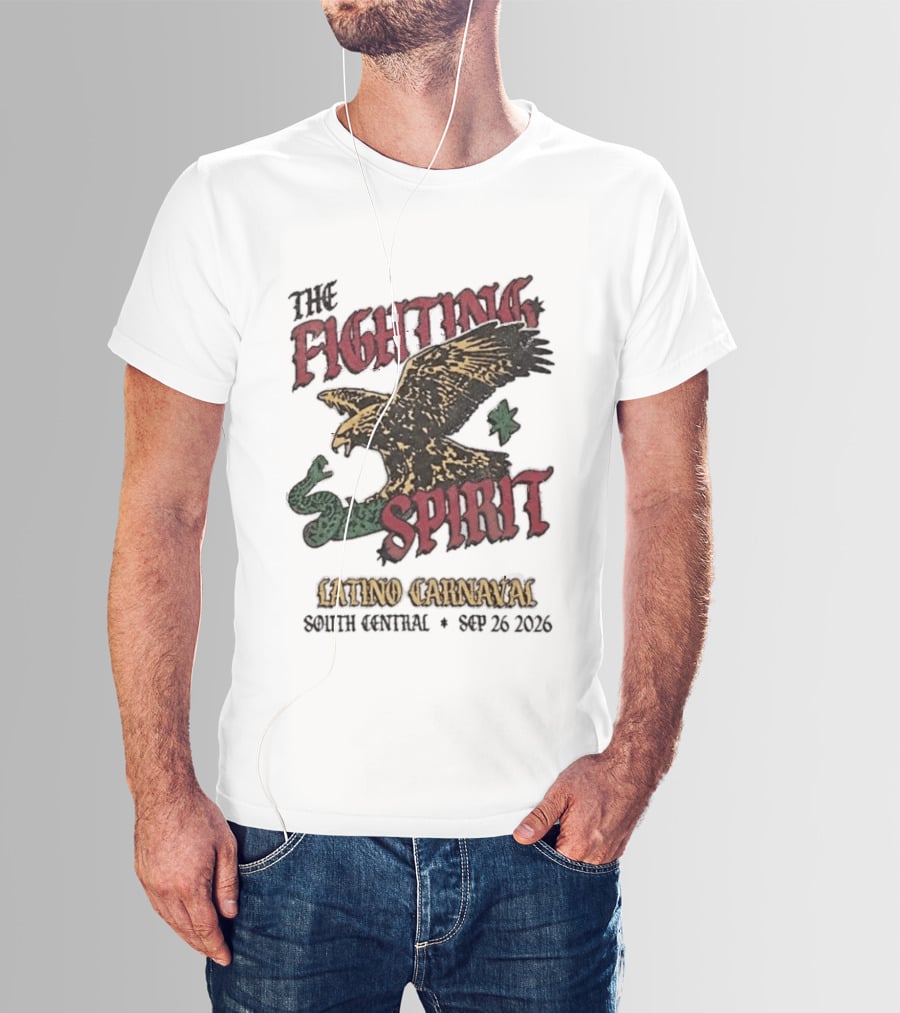 The Fighting Spirit Latino Carnaval Soiree Central Sep 26 2026 T-Shirt
