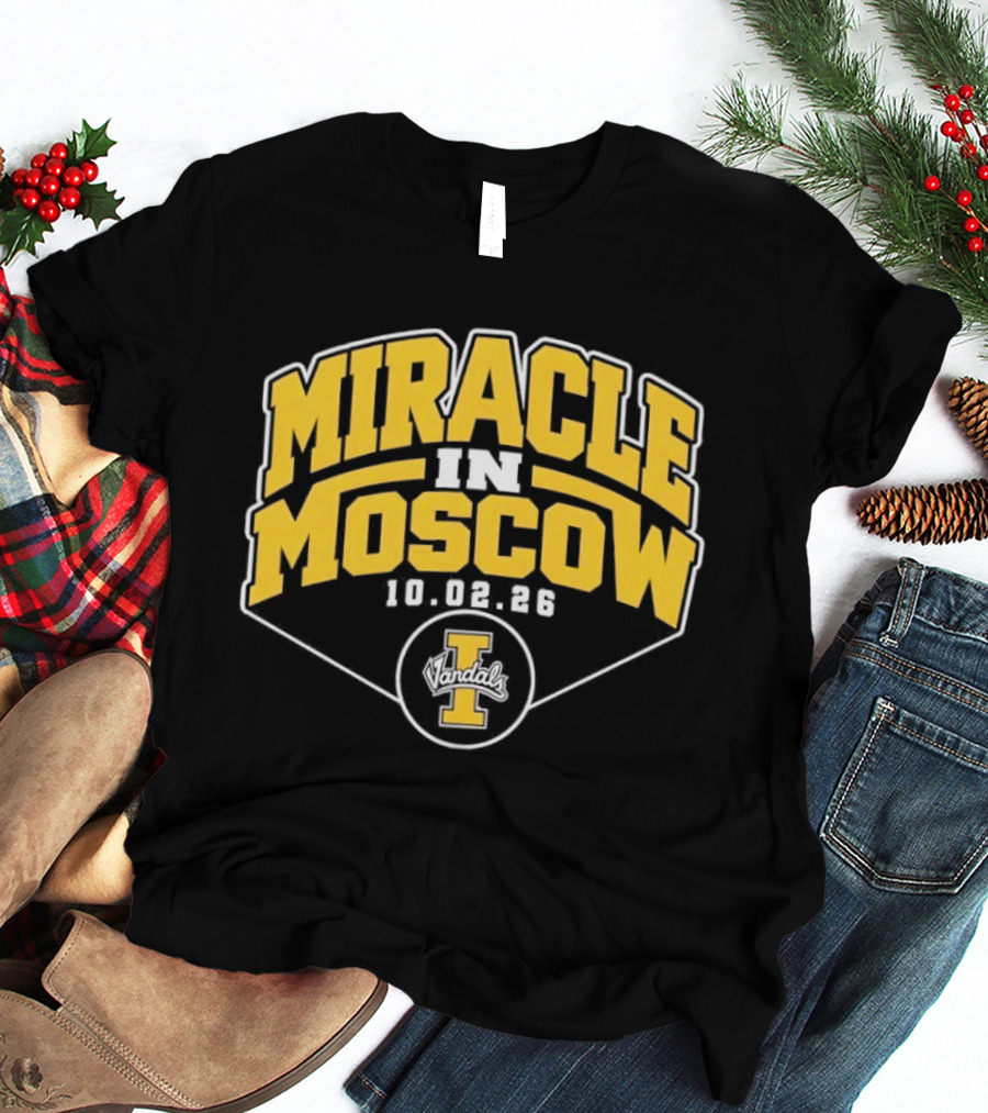 Miracle In Moscow 10.02.26 Idaho Vandals Football T-Shirt