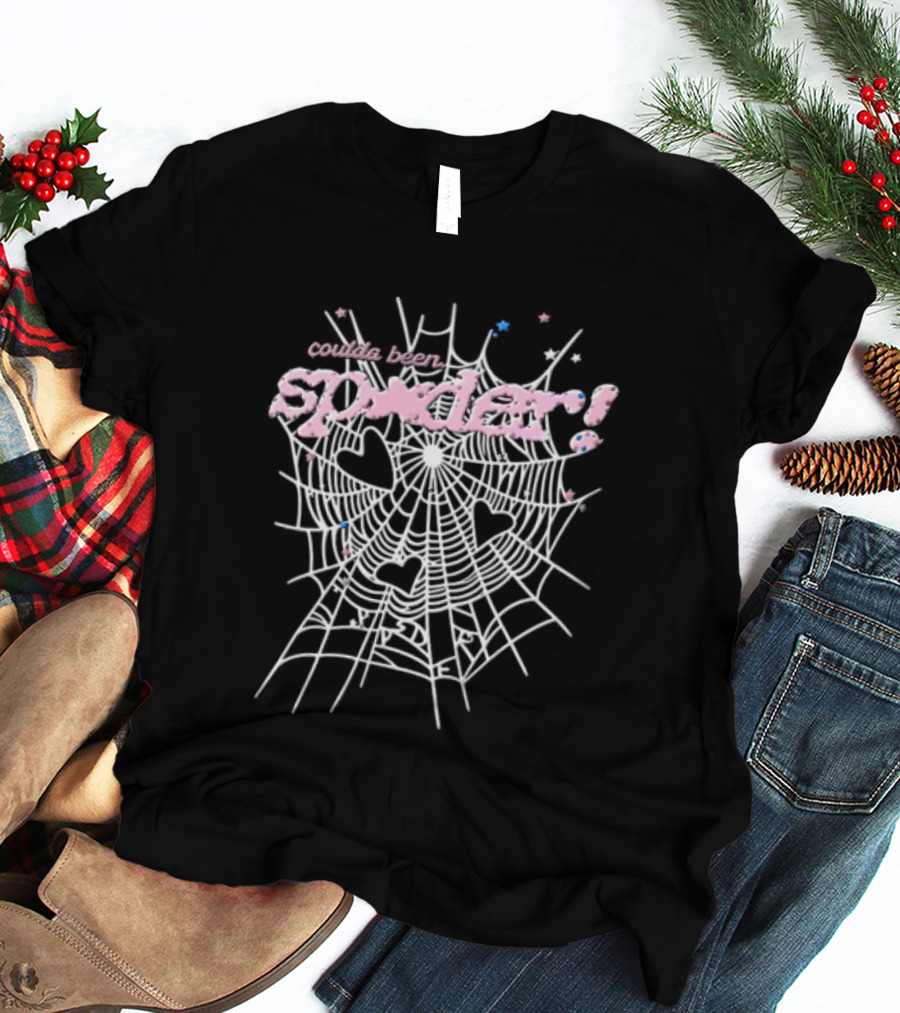 Coulda Been Spider Web Heart Cotton Candy Aesthetic T-Shirt