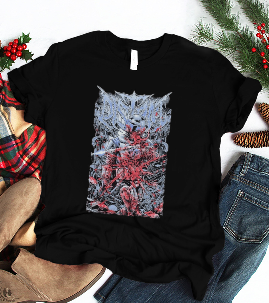 Distant Bounty Hunter Star Wars Metal T-Shirt