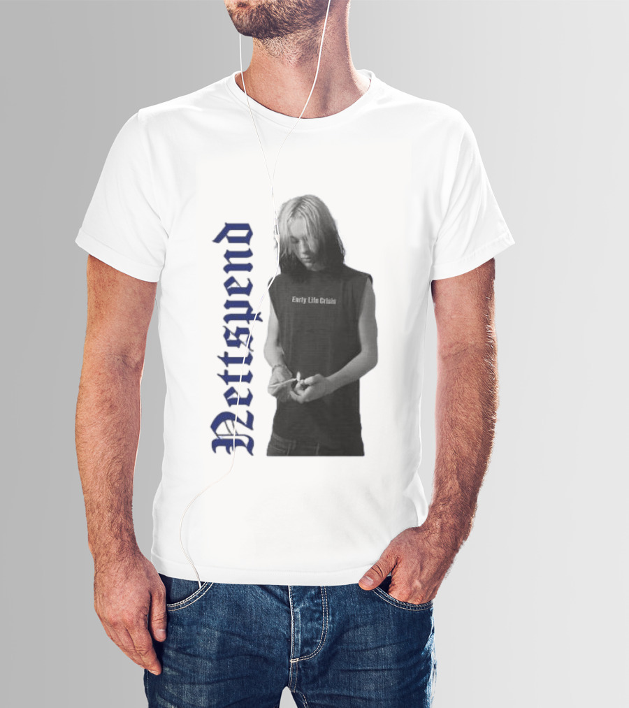 Nettspend Early Life Crisis Old English T-Shirt