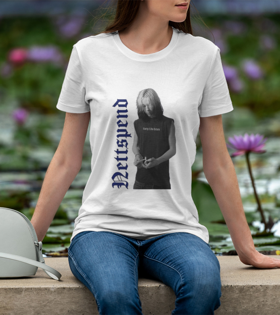 Nettspend Early Life Crisis Old English T-Shirt