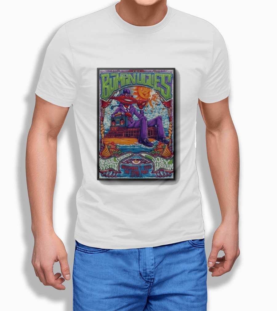 Bumpin Uglies Asbury Park NJ November 7 2026 The Stone Pony Artikal Sound System Joey Harkum T-Shirt