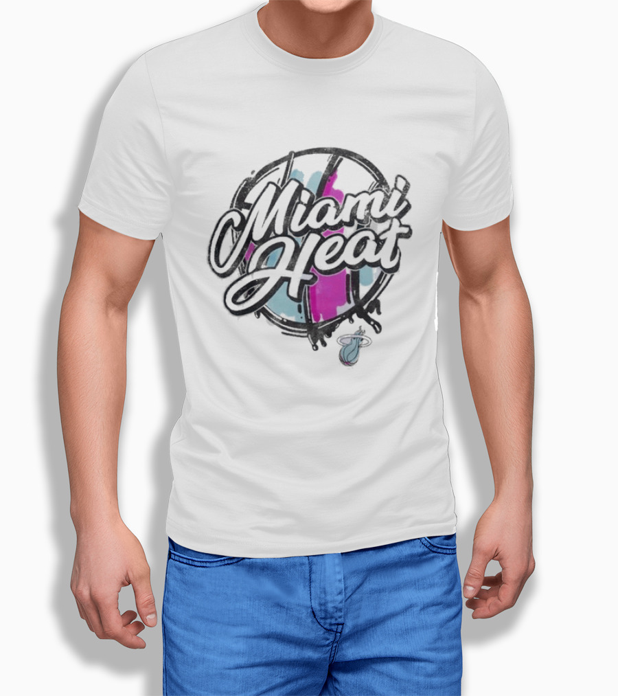 Miami Heat Basketball 2026 Vice Nights T-Shirt