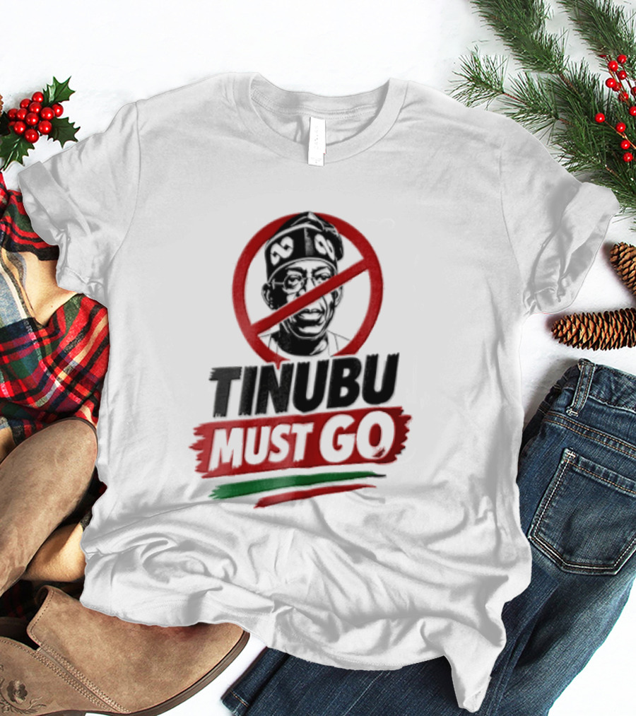 Tinubu Must Go Traditional Cap Crossed Out T-Shirt