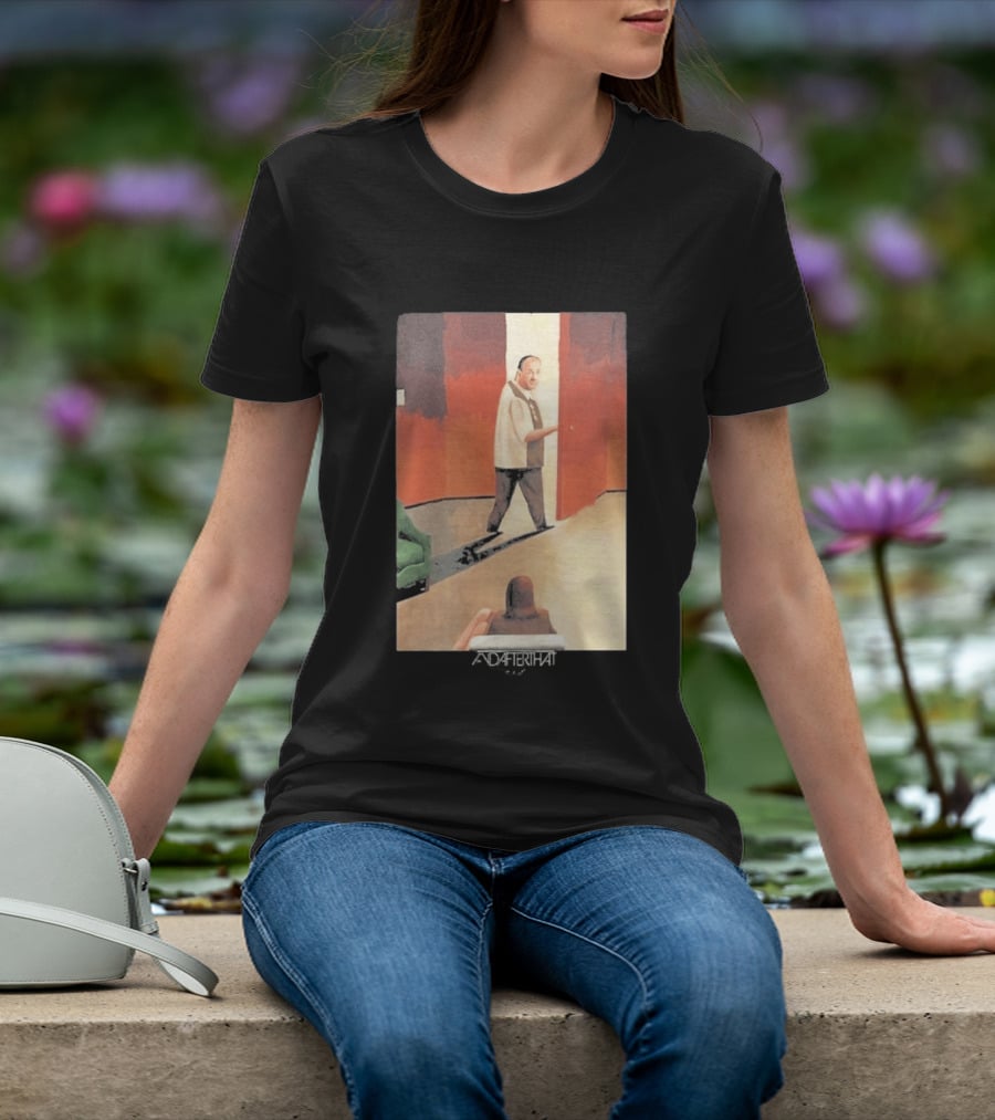 After That Therapy Scene Black Edge T-Shirt