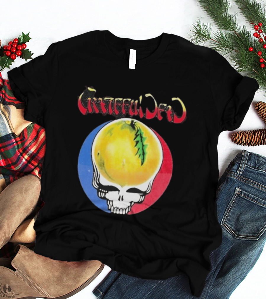 Grateful Dead Steal Your Face Pomelo Skull T-Shirt