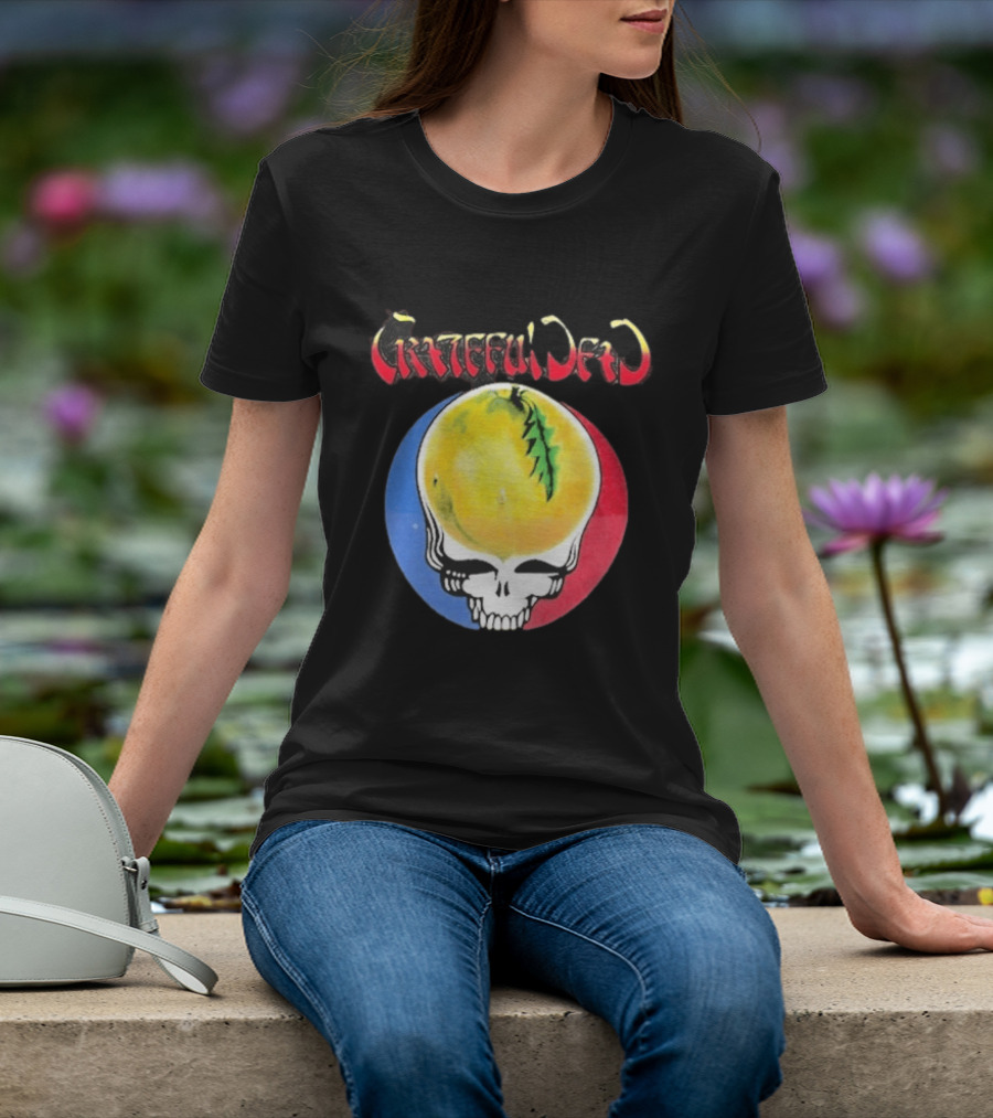 Grateful Dead Steal Your Face Pomelo Skull T-Shirt