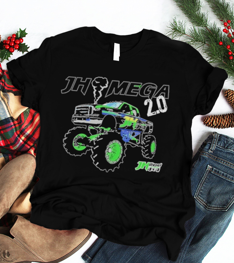 Cleetus Mcfarland JH Mega 2.0 Mud Truck Monster Rally T-Shirt