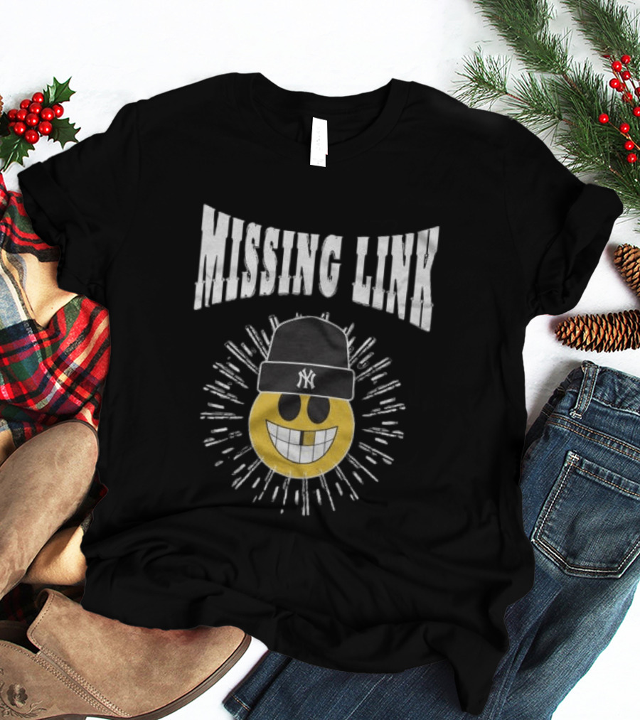 Closed Casket Activities Missing Link Smiley NY Cap T-Shirt