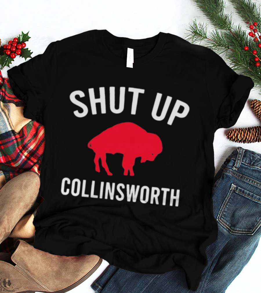 Shut Up Collinsworth Red Buffalo T-Shirt