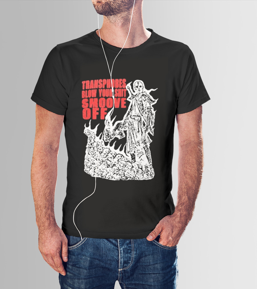 Transphobes Blow Your Smoove Off Flame Spirit T-Shirt