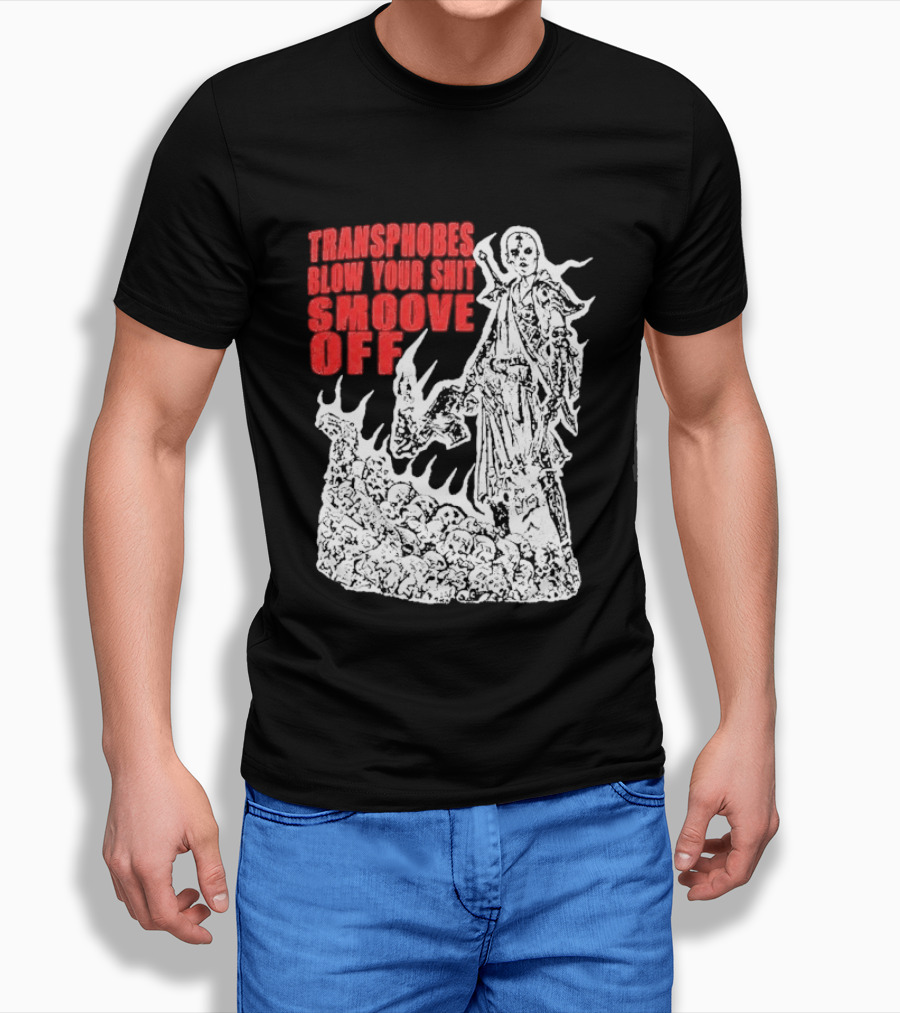 Transphobes Blow Your Smoove Off Flame Spirit T-Shirt
