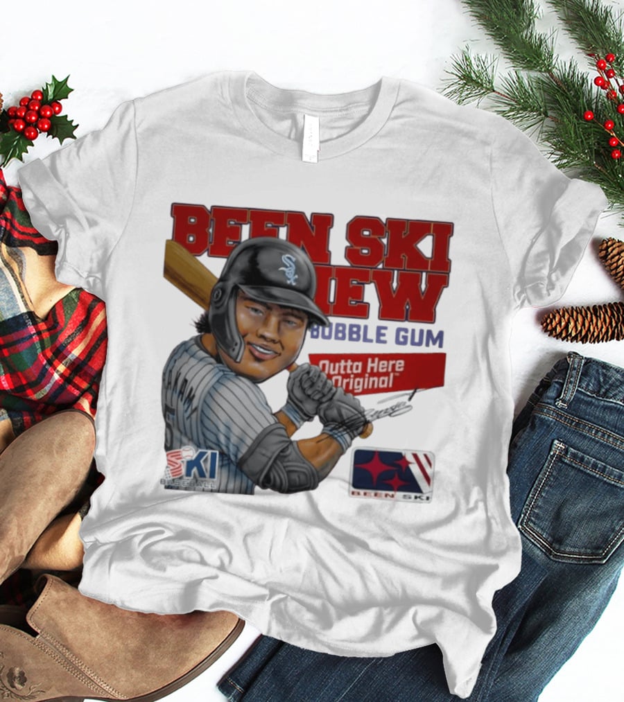 Been Ski View Bubble Gum Outta Here Baseball Original T-Shirt