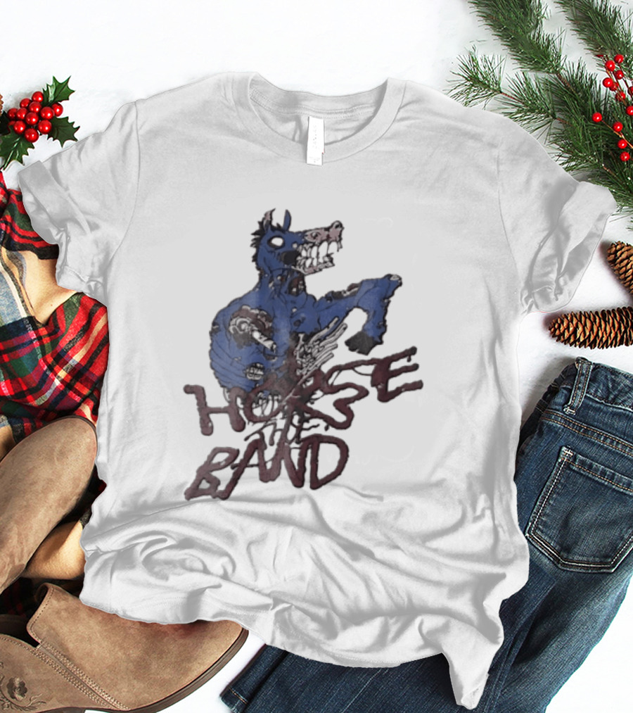 Horse The Band Zombie Horse Creature Monster T-Shirt