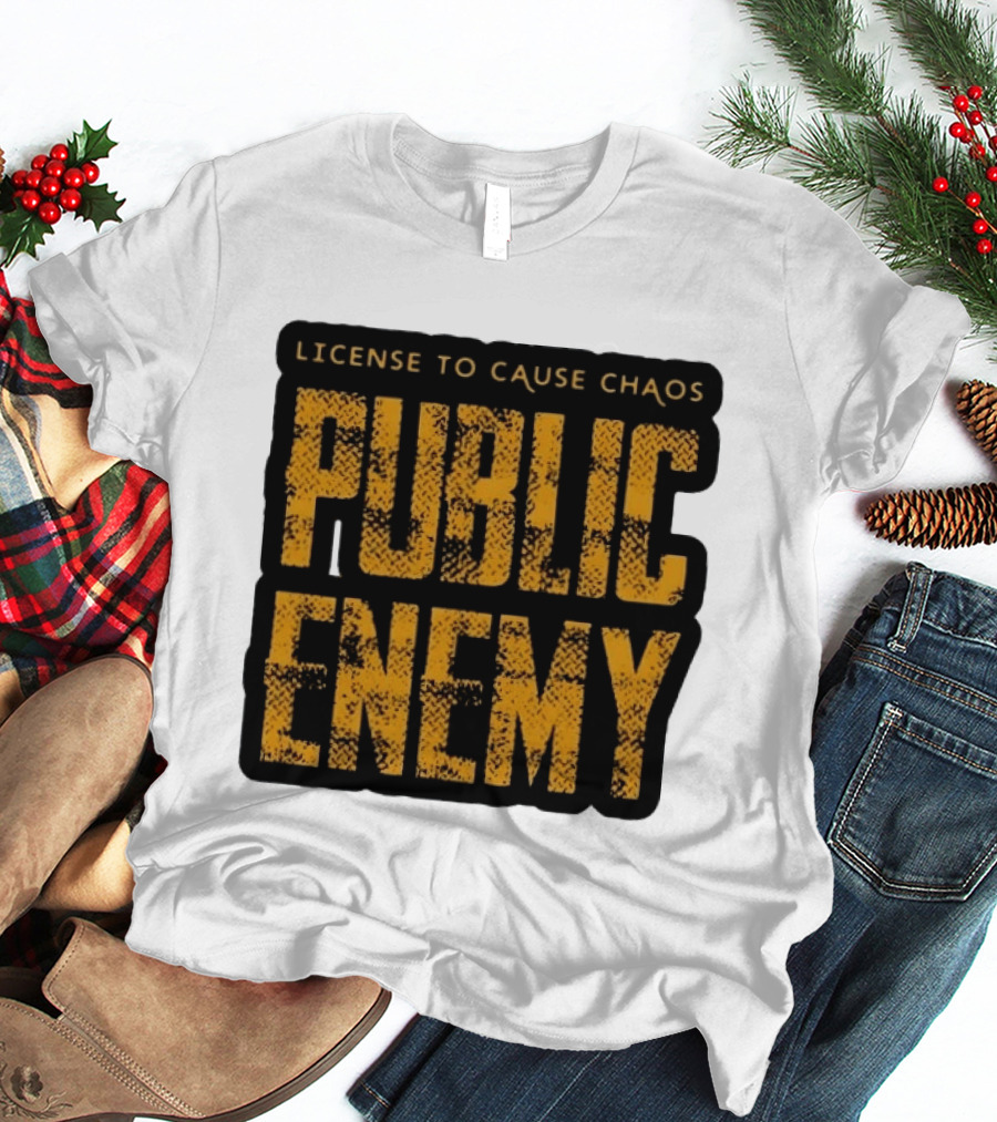 License To Cause Chaos Public Enemy T-Shirt
