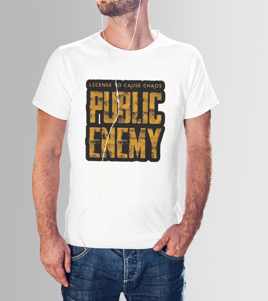 License To Cause Chaos Public Enemy T-Shirt